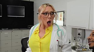 Hot MILF Doctor Tiffany Watson Gets Double Dominated